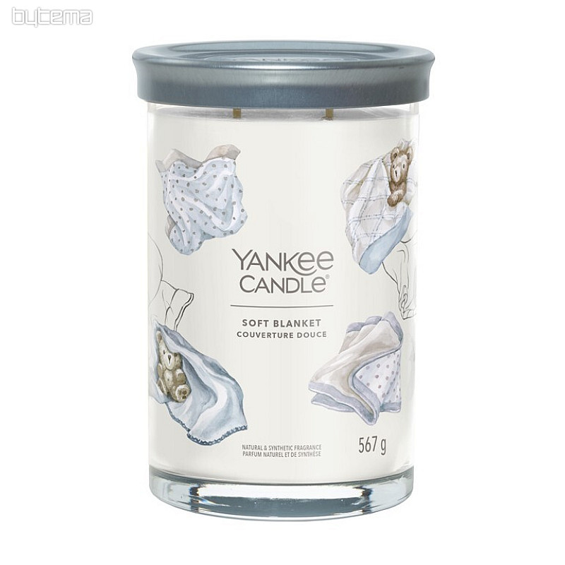 świeczka zapachowa YANKEE CANDLE SOFT BLANKET TUMBER LARGE 2 WICKS