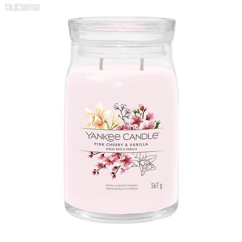 świeczka YANKEE CANDLE o zapachu PINK CHERRY