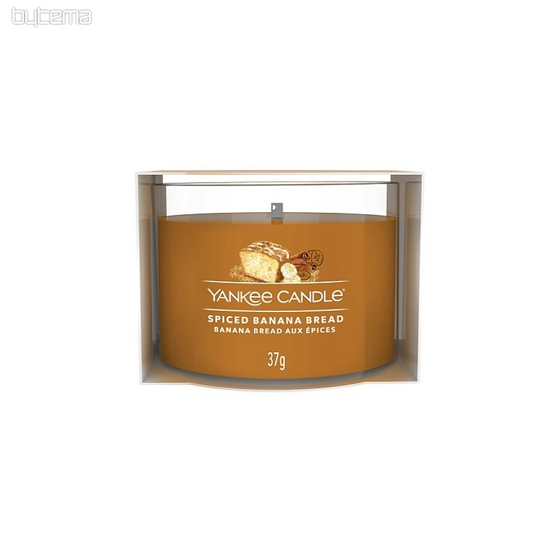 świeczka YANKEE CANDLE zapach Spiced Banana BREAD szklanka 37g