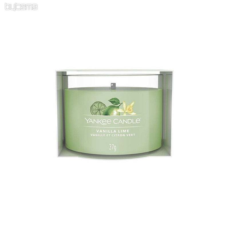 świeczka YANKEE CANDLE zapach VANILLA LIME W SZKLE 37 g