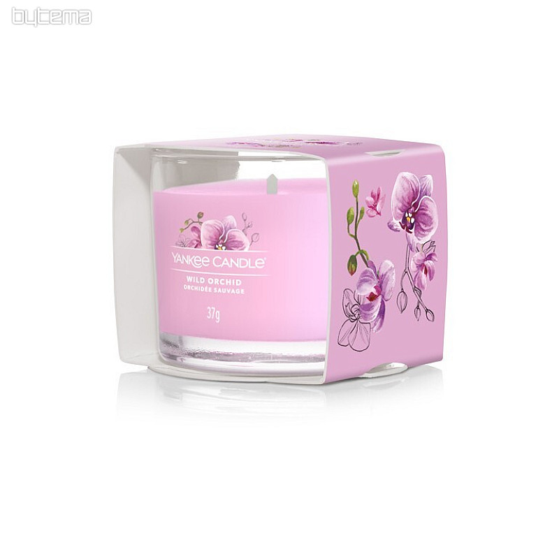 świeczka YANKEE CANDLE zapach DZIKA ORCHIDA W SZKLE 37 g