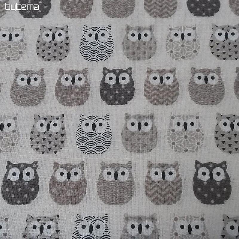 Tkanina dekoracyjna MINI OWLS 2