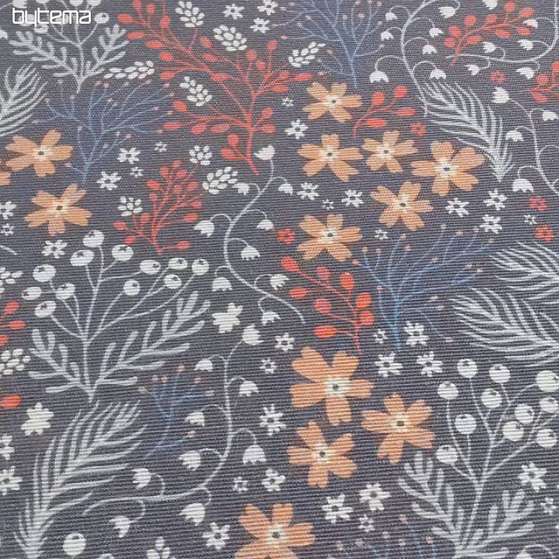 Tkanina dekoracyjna kwiaty BESA