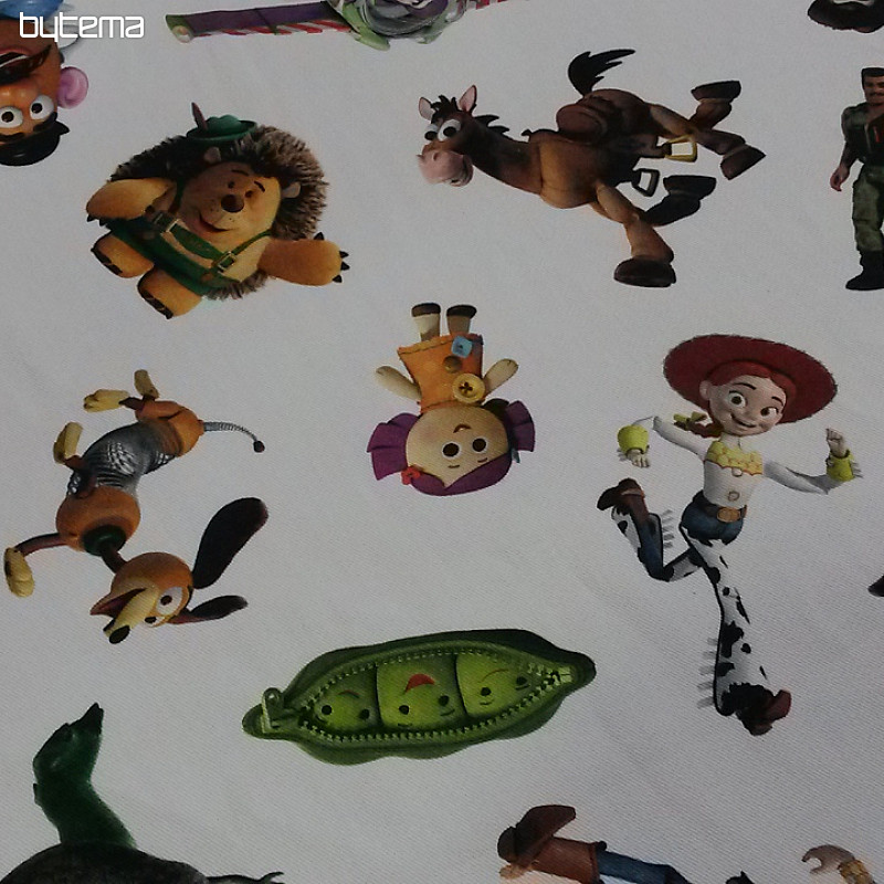 Tkanina dekoracyjna dziecięca TOY STORY duża