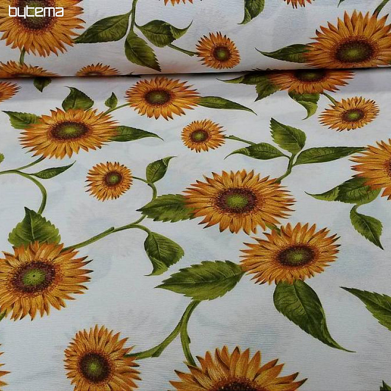 Tkanina ze słonecznikiem
