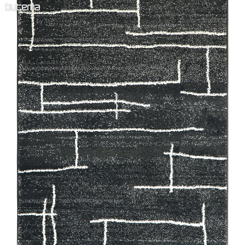 Kawałek dywanu DOUX malowanie na płótnie w kolorze ciemnoszarym