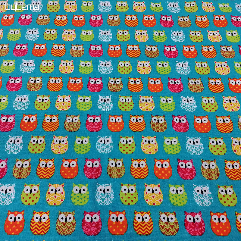 Tkanina dekoracyjna MINI OWLS 6