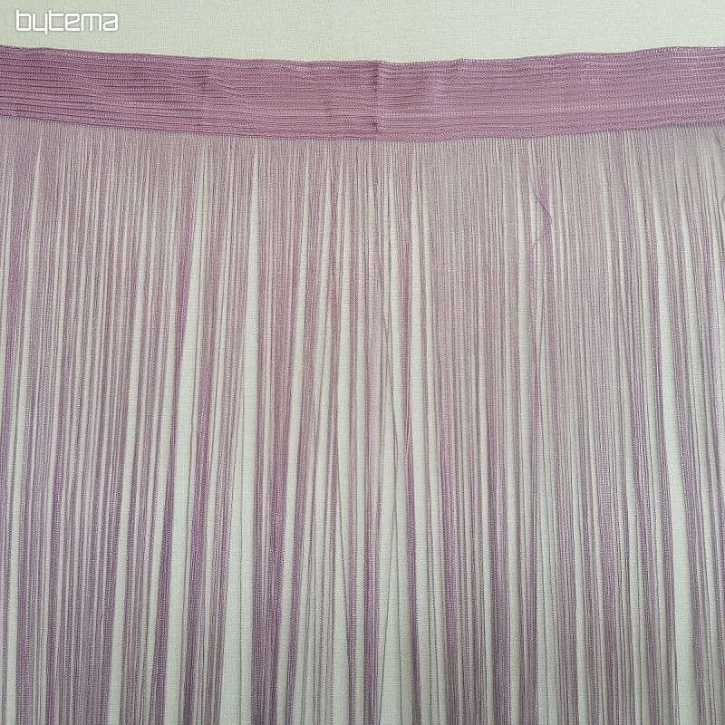 Zasłona sznurkowa - fioletowa 150 cm x 280 cm