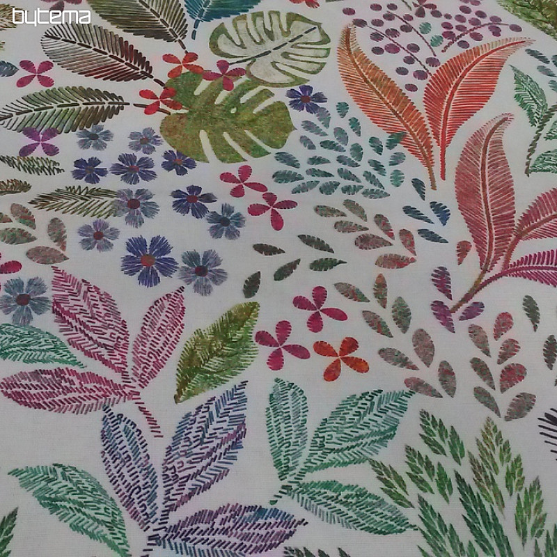 Tkanina dekoracyjna LEAF MELIA w kolorze