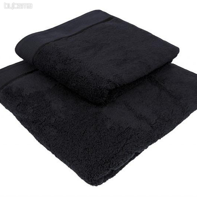 Ręcznik i ręcznik kąpielowy MICRO czarny