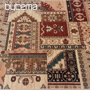 Luksusowe wełniane dywaniki ROYAL PATCHWORK multi kremowe