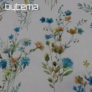 Tkanina dekoracyjna Lato łąkowy błękit