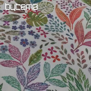 Tkanina dekoracyjna LEAF MELIA w kolorze
