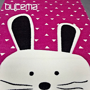 Dywan dziecięcy PASTEL Bunny różowy