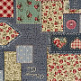 Obrus z gobelinu, szalik Vintage patchwork