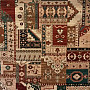 Luksusowe wełniane dywaniki ROYAL PATCHWORK multi kremowe