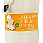 koc z mikrofibry EXTRA SOFT SHEEP kremowe szwy