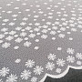 Świąteczna zasłona żakardowa w kształcie płatków śniegu A374704