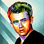 KOMIKS James Dean Tapestry Poszewka na poduszkę